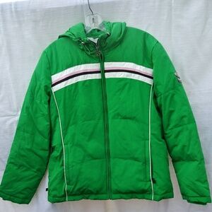 Zeroxposur | Vintage Green striped jacket Sz L